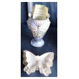 Bradford Dragonflies Vase &Andrea Sadek Butterfly