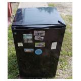 Black Mini GE Fridge
