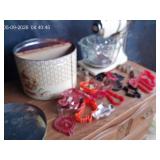 Retro Metal Tin, Sunbeam Mixmaster Cookie Cutters
