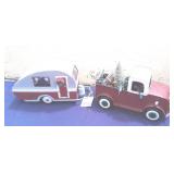 New Metal Christmas Truck & Camper Decor