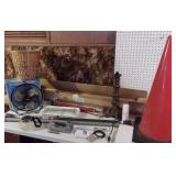 Fan, Orange Cone, Tire Pump, New Duster+