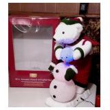 26" Animated, Lit, Musical Polar Bear