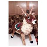 Childs Plush Reindeer Bench
