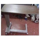 Rolling Adjustable Hospital Bed Table