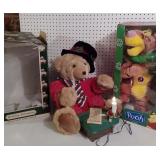 Animated Christmas Bear & Tigger