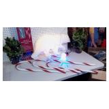 New Large Outdoor Wreath, Polar Bear, Lights+