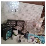 Cookie Jar, Fiber Optic Angel, Candle Holder+