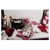 Animated Cat, Santa & Mrs. Clause, Decor