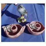 Vt Ucagco Candle Sticks & Parakeet