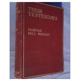 1912 Their Yesterdays by Harold Bell Wright Book