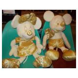 Disney 90th Ann Large Minnie & Mickey Plush Toys