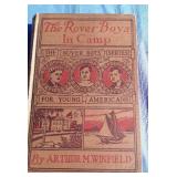 The Rover Boys in Camp Book- 1929?