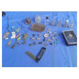 Mini Perfume Bottles, Cracker Jack Toys+