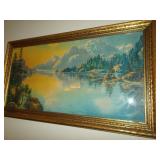 Vtg Framed Scenic Art