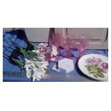 Sound Machine, Solar Flowers, Platter, Glasses