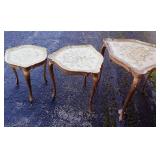 3 French Provincial Stacking Tables Italy
