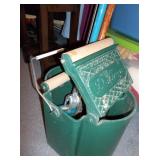 Retro Plastic Ringer Bucket & Mop+