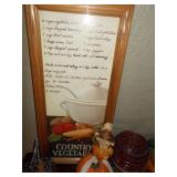 Kitchen Art, Frames & Fall Decor
