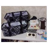 Plaid Totes, Nike frames, Wool Winder, Travel Iron
