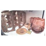 Wooden Wine Rack, Bowls, Mini Pot, Art+