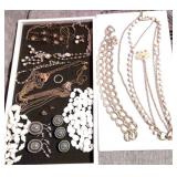 Distressed Vintage Costume Jewelry