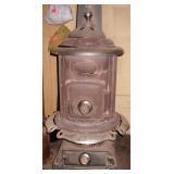 Antique Cast Iron Wood Burning 