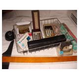 Office Supplies in Basket