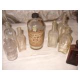Vtg Glass Advertising Bottles