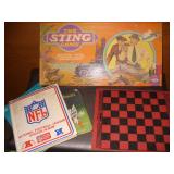 Vtg Checker Board & Sting Game