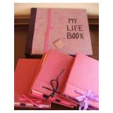 Homemade Purple Life Book & 3 Journals