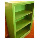Green Wooden Book Shelf