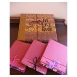 Homemade Brown Lifebook & 3 Journals
