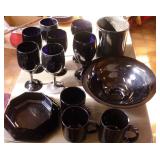 Black Glassware