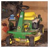 John Deere Riding Mower, Cart & Bag
