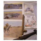 Frederick Remington Cowboy Prints, Carvings, Books