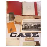 CASE Memorabilia- Photo, 1908 Trophy, Booklets+