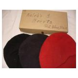 Kaleb Cases 3 Berets In Box