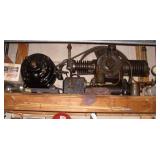 Antique Brunner Compressor, Hoses & more.