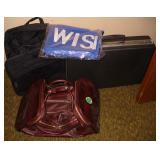 Samsonite Briefcase, Duffle Bags & WI Flag