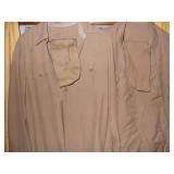 2 Vtg Military Shirts & Garrison Dress Caps