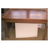 Vtg Wood Expandable Table