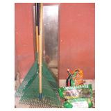 Metal & Leaf Rakes, Mirror & Fertilizer
