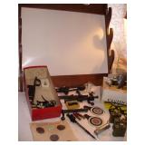 Gun Rack, Gun Parts, & Cleaning Supplies