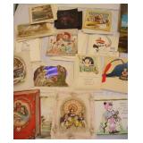 Blank Vtg Christmas & New Years Cards