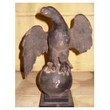 Antique CASE Cast Iron Eagle Emblem
