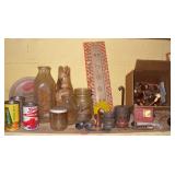Racine Local Dairy Bott, Oil Lamp shade, Libby, +