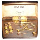 Antique Cuff Links & Engraved Charm