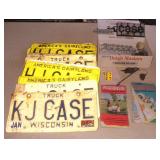 CASE Plates & Emblems, Maps, Little Rusty Bell