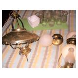 Vtg Copper Light, Fenton, Glassware