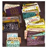 Old License Plates- WI, MN, Collector, 50